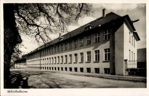 Ak Triesdorf Weidenbach, Straßenpartie am Schülerheim