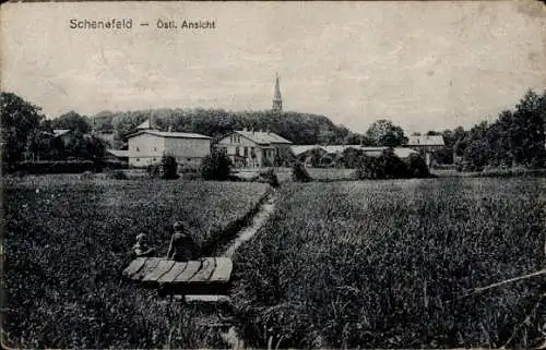 Ak Schenefeld bei Itzehoe Holstein, Gesamtansicht