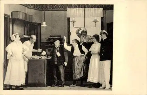 Ak Ernst-Drucker-Theater Hamburg, Schauspieler, Theaterszene