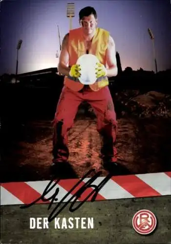 Autogrammkarte Torwart Trainer Der Kasten, Rot Weiss Essen, Autogramm