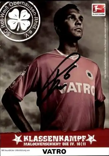 Autogrammkarte Fußballer Daniel Gordon, Rot-Weiss Oberhausen, Autogramm