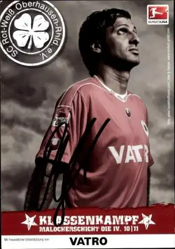 Autogrammkarte Fußballer Markus Kaya, Rot-Weiss Oberhausen, Autogramm