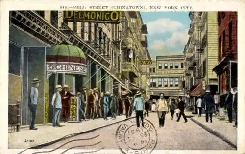 PC New York City USA, Pell Street, Chinatown