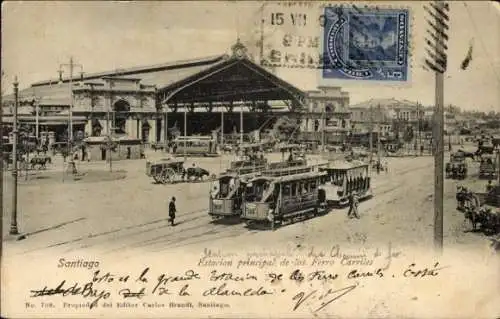 Ak Santiago de Chile, Estacion principal de Ferro Carriles