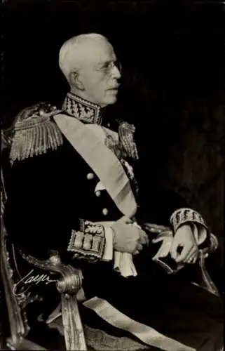 Ak König Gustav von Schweden, Portrait