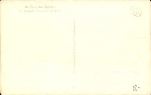 Ak Stuttgart in Württemberg, 15. Deutsches Turnfest 1933