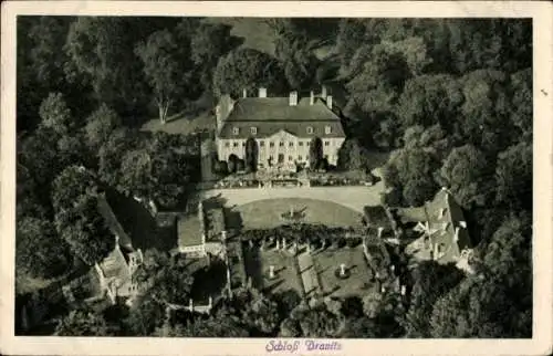 Ak Branitz Cottbus in der Niederlausitz, Schloss Branitz, Luftbild
