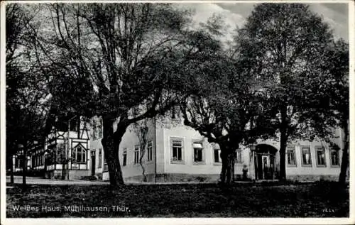 Ak Mühlhausen in Thüringen, Weißes Haus