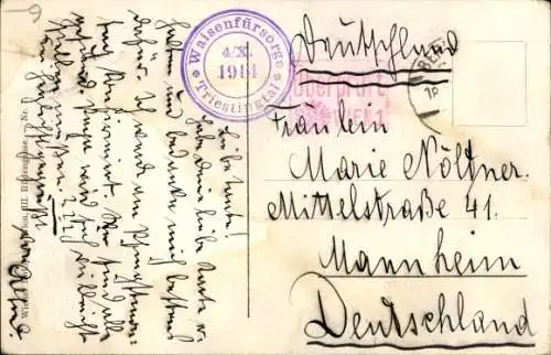 Ak Kaiser Wilhelm II, Franz Josef I.