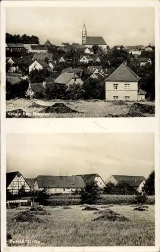 Ak Krögis in Sachsen, Teilansicht, Görlitz