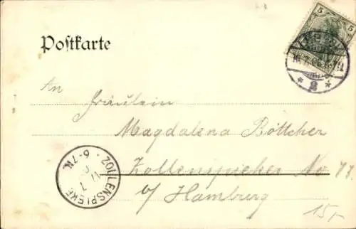 Ak Hansestadt Lübeck, Volksfest