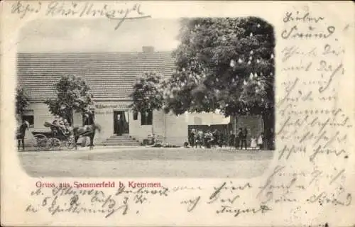 Ak Sommerfeld Kremmen in Brandenburg, Schankwirtschaft W. Ulrich