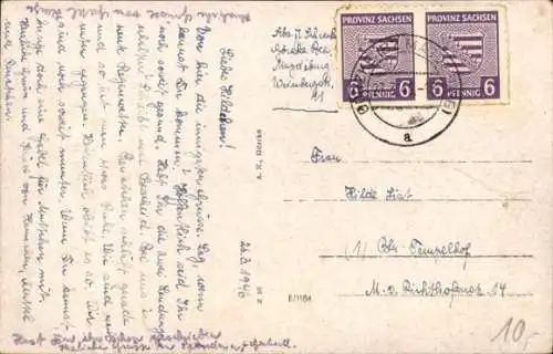 Ak Görzke im Fläming, Poststraße