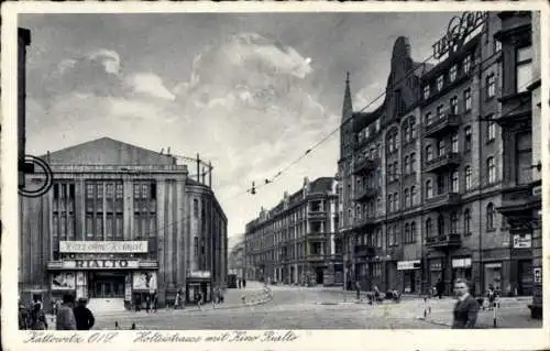 Ak Katowice Kattowitz Oberschlesien, Holteistraße, Kino Rialto