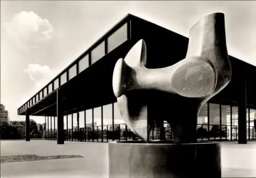 Ak Berlin Mitte, Neue Nationalgalerie, Denkmal