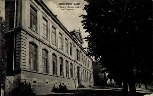 Ak Montbrison Loire, Ecole Supérieure de Garçons, historische Architektur, bauliche Details