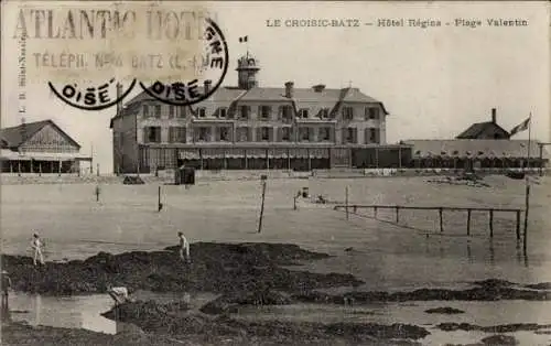 Ak Batz Loire Atlantique, Hotel Regina, Plage Valentin