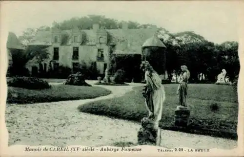 Ak La Baule Loire Atlantique, Manoir de Careil, Auberge Fameuse
