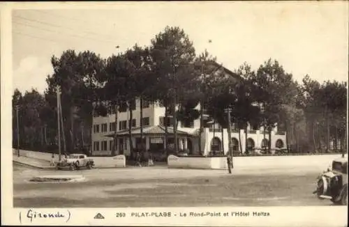 Ak Pilat Plage Gironde, Rond Point, Hotel Haitza