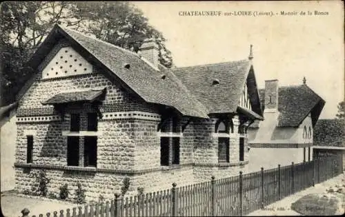 Ak Chateauneuf sur Loire Loiret, Manoir de la Ronce