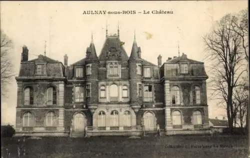 Ak Aulnay sous Bois Seine Saint Denis, Schloss