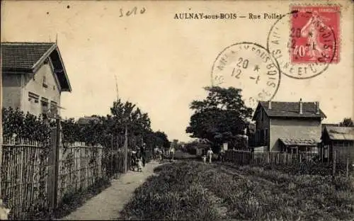 Ak Aulnay sous Bois Seine Saint Denis, Rue Pollet
