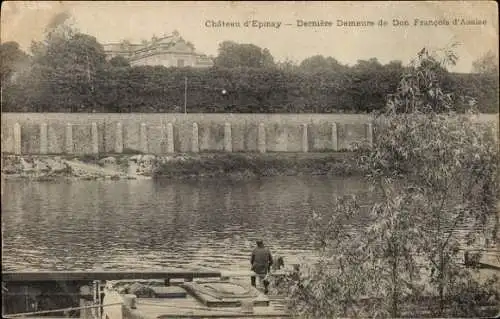 Ak Épinay Eure, Chateau, Derniere Demeure de Don Francois d'Assise