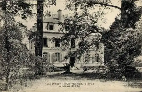 Ak Montfermeil Seine Saint Denis, "Les Ormes", Herrenhaus