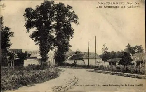 Ak Montfermeil Seine Saint Denis, Les Communs du Château