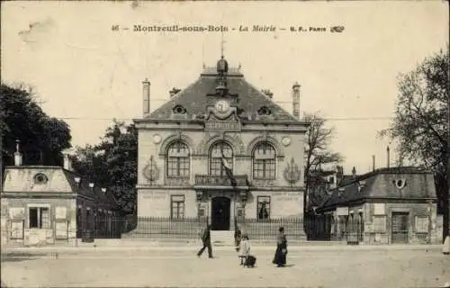 Ak Montreuil sous Bois Seine Saint Denis, Mairie