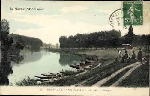 Ak Noisy le Grand Seine et Marne, un coin pittoresque