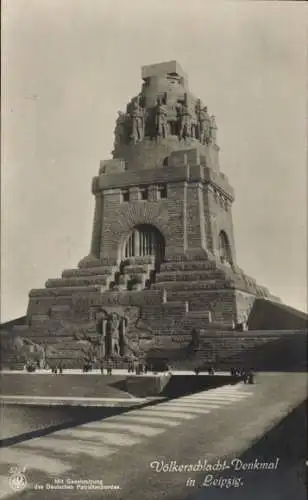 Ak Leipzig, Völkerschlacht-Denkmal, Monument,  Stätte, Architektur