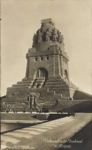 Ak Leipzig, Völkerschlacht-Denkmal, Monument, historisch, Architektur