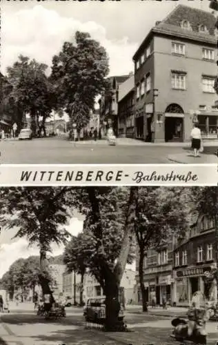 Ak Wittenberge an der Elbe, Bahnstraße