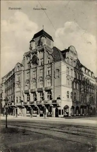 Ak Hannover in Niedersachsen, Hansahaus, Gleise