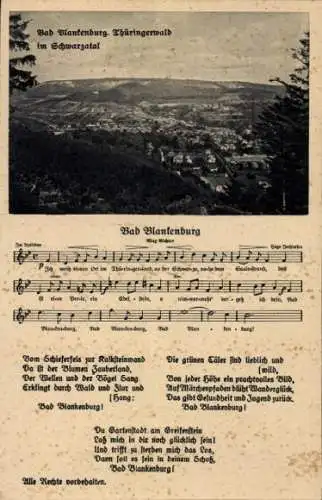 Lied Ak Bad Blankenburg in Thüringen, Panorama