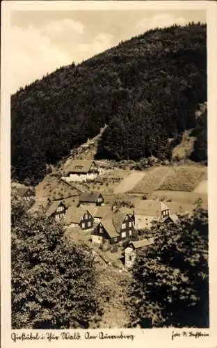Ak Gießübel in Thüringen, Teilansicht