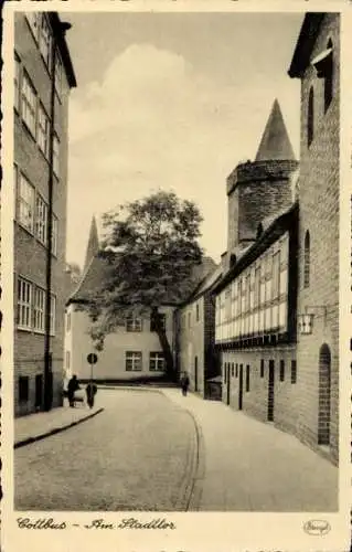 Ak Cottbus in der Niederlausitz, Am Stadttor