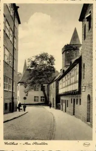 Ak Cottbus in der Niederlausitz, Am Stadttor