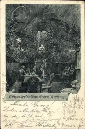 Ak Nürnberg, Gasthaus Nassauer Keller