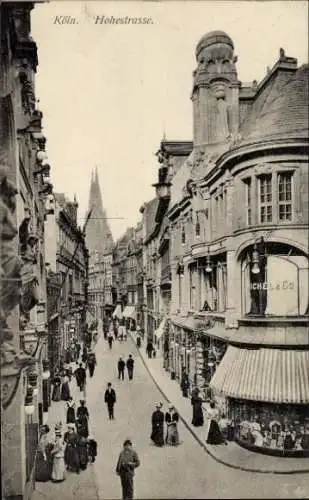 Ak Köln am Rhein, Hohestraße, Läden