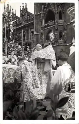 Foto Ak Dachau in Oberbayern, Festmesse 1949