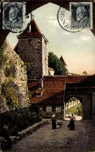Ak Nürnberg, Bayerische Jubiläums Landesausstellung 1906, Alte Stadtmauer, mittelalterliche Türme