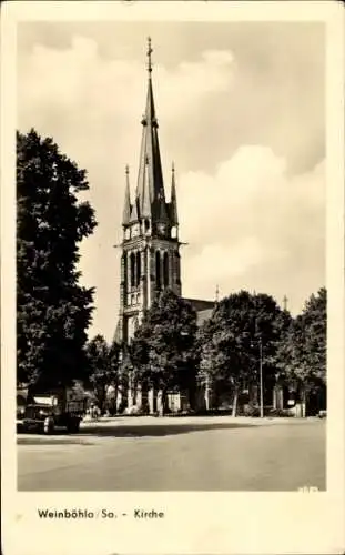 Ak Weinböhla in Sachsen, Kirche