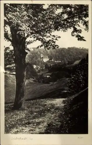 Ak Liebstadt Erzgebirge Sachsen, Landschaft mit Baum, Teil von  Blick auf Gebäude, Natur