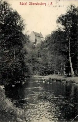 Ak Reinsberg in Sachsen, Schloss Oberreinsberg