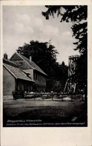 Ak Gernrode Quedlinburg im Harz, Berggasthaus Viktorshöhe