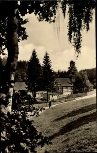 Ak Weißenborn in Thüringen, Das Mühltal, Waldhaus zur Meuschkensmühle
