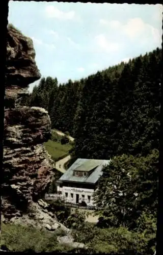 Ak Warmensteinach Oberfranken Bayern, Waldhotel Pfeiferhaus im Steinachtal
