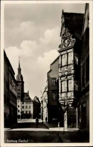 Ak Freiberg in Sachsen, Freiberg (Sachs.),  Architektur, pitoreske Straßen